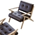 Contemporary Christenia Lounge Chair 3D model small image 1