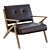 Contemporary Christenia Lounge Chair 3D model small image 7