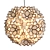 Elegant Capiz Flower Pendant 3D model small image 2