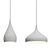 Elegant Spinning Pendant Light 3D model small image 1