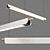 Sleek Trapets Pendant Light 3D model small image 3