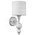 Elegant Freya Lauren Sconce 3D model small image 2