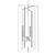 Dewees 3-Light Geometric Chandelier 3D model small image 2