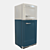 Retro Fridge: Timeless Elegance for Every Home 3D model small image 1