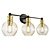 Modern 3-Light Hansford Pendant 3D model small image 1