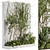 Botanical Bliss: Outdoor Vertical Garden 3D model small image 1