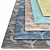 Vintage Pasadena Rug - 2015 Edition 3D model small image 2