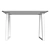 PAMIR-6 OM: Stylish Metal Table with Glass-Plastic Top 3D model small image 4