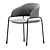 Potocco FAST Designer Dining Chair 3D model small image 4