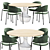 Modern Potocco Fast Dining Table: Stylish and Functional 3D model small image 1