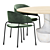 Modern Potocco Fast Dining Table: Stylish and Functional 3D model small image 2
