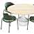 Modern Potocco Fast Dining Table: Stylish and Functional 3D model small image 4