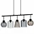 Modern Glass Shade Pendant Lamp 3D model small image 1