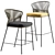 Elegant Ola Bar Chair 3D model small image 1