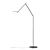 Elegant Human Scale Infinity Linen Floor Lamp 3D model small image 1