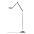 Elegant Human Scale Infinity Linen Floor Lamp 3D model small image 2