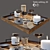 Elegant Table Setting Set 3D model small image 1