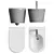 Valdama IL Rimless WC: Elegant and Efficient 3D model small image 5