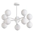 Elegant Mimosa Pendant Chandelier 3D model small image 2