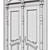 Classic 3D Door - 1800mm x 4300mm 3D model small image 6