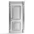 Premium Interior Door 3D model small image 3