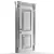 Premium Interior Door 3D model small image 4
