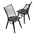 Elegant Paton Dining Chair 3D model small image 2