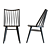 Elegant Paton Dining Chair 3D model small image 3