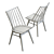 Elegant Paton Dining Chair 3D model small image 6