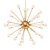 Ethereal Glow: Impulse Gold Chandelier 3D model small image 1