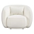 Sleek Pacific Armchair 3D model small image 2