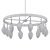 Ethereal Sand Coal LED Chandelier 3D model small image 2