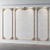 Elegant Classic Wall Moulding 3D model small image 2