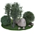 Lush Green Landscape Grass 3D model small image 4