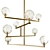 Elegant Vintage Gambit Chandelier 3D model small image 1