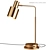 Antique Brass Cylinder Lamp 3D model small image 1