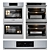 Premium Built-In Ovens by Bosch, Neff & Kitchenaid 3D model small image 3