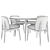 Abrey Chair and Table: Sleek and Modern Design 3D model small image 3