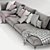 Elegant Ditre Italia Lennox Sofa 3D model small image 11