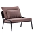 Modern Zoe Armchair: Elegant Comfort 3D model small image 1