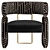 Fendi Casa Margaret: Elegant Armchair for Luxurious Comfort 3D model small image 3