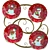 Festive Plate Set with Holder 3D model small image 6