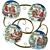 Festive Plate Set with Holder 3D model small image 7