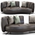 Modern Desede DS-164/29 Sofa 3D model small image 1