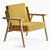 Elegant Lasai Armchair for Ultimate Comfort 3D model small image 1