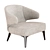 Elegant Aston Armchair: Contemporary Design 3D model small image 4