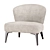 Elegant Aston Armchair: Contemporary Design 3D model small image 5