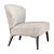 Elegant Aston Armchair: Contemporary Design 3D model small image 7