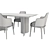 Elegance Redefined: Lema's Lucylle Chair & Gulliwing Table 3D model small image 3