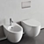 Rexa Design About.2 Wall-Hung WC & Bidet: Minimalistic Elegance 3D model small image 1
